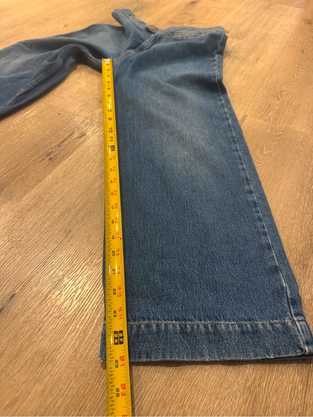 Sezane High Waisted Cropped Wide Leg Jeans - Picture 7 of 9